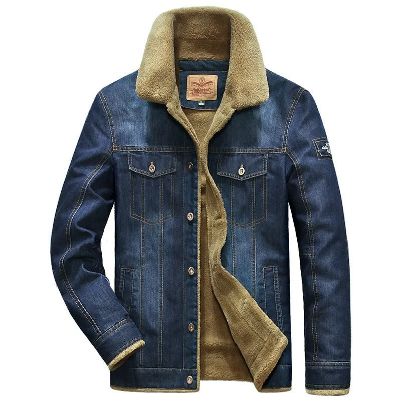 Eberhard | Veste en Jean Hiver Homme avec Doublure en Polaire