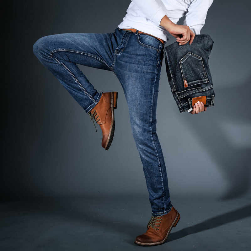 Émilio | Pantalon en Denim Stretch Slim Fit pour Homme