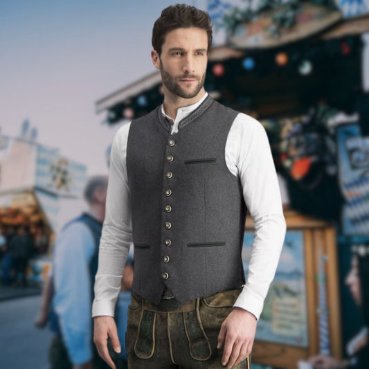 Matheo | Gilet traditionnel exclusif pour homme – Élégance et raffinement