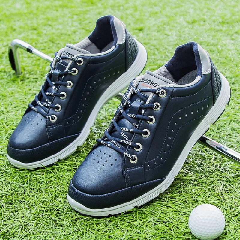 Nickolas | Chaussures de Golf Imperméables Homme de Haute Qualité à Lacets