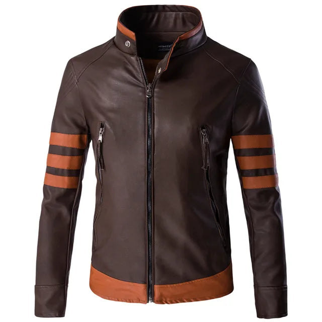 Felixus | Blouson en Cuir Classique Homme – Style Intemporel Wolverine