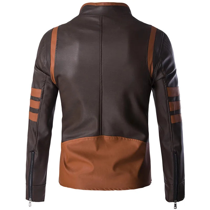 Felixus | Blouson en Cuir Classique Homme – Style Intemporel Wolverine