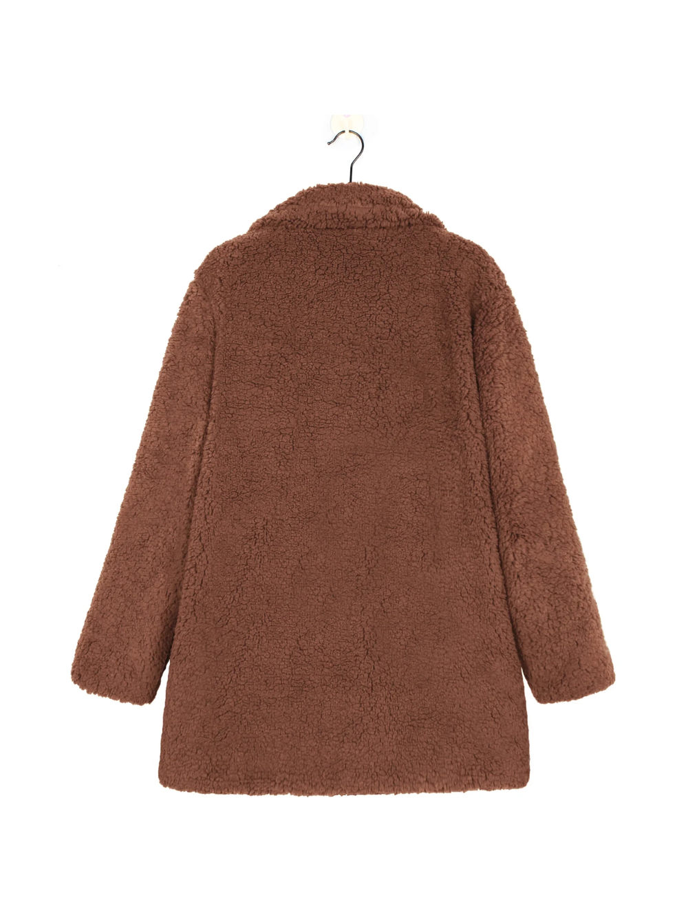 Avril | Manteau Court en Teddy Peluche avec Col Revers pour Femme – Élégance et Confort