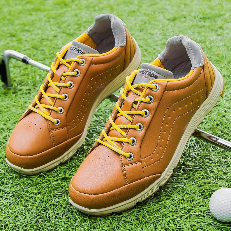 Nickolas | Chaussures de Golf Imperméables Homme de Haute Qualité à Lacets