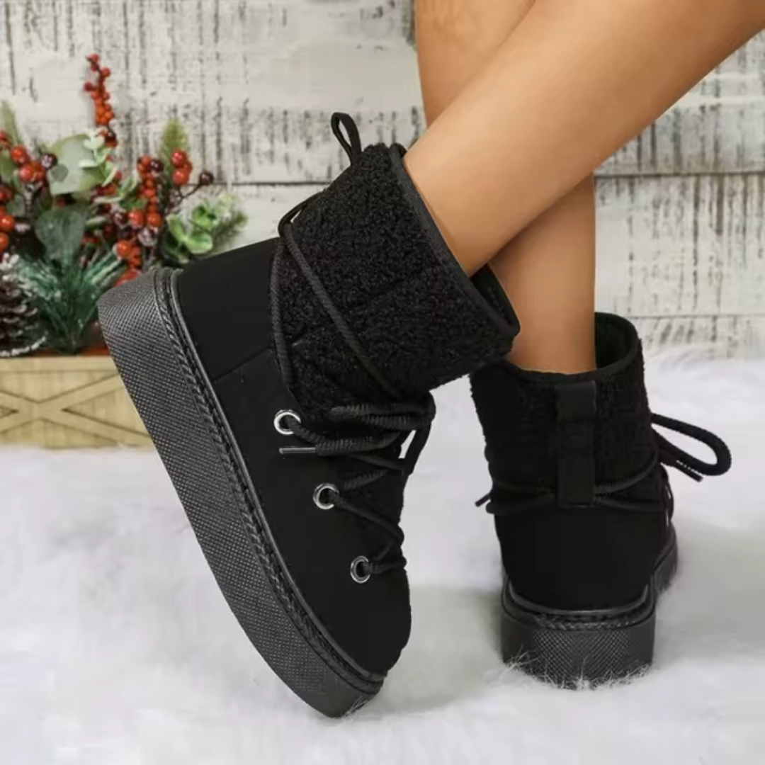 Quitanae | Bottines Chunky à Lacets, Semelle Épaisse et Confort Parfait