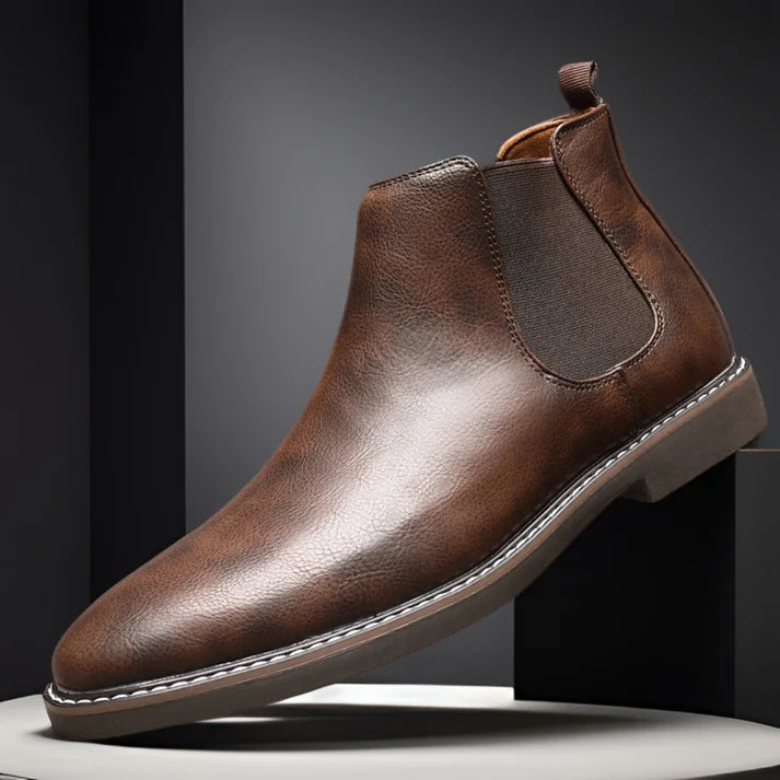 Fancho | Bottes Chelsea en Cuir Vintage pour Homme