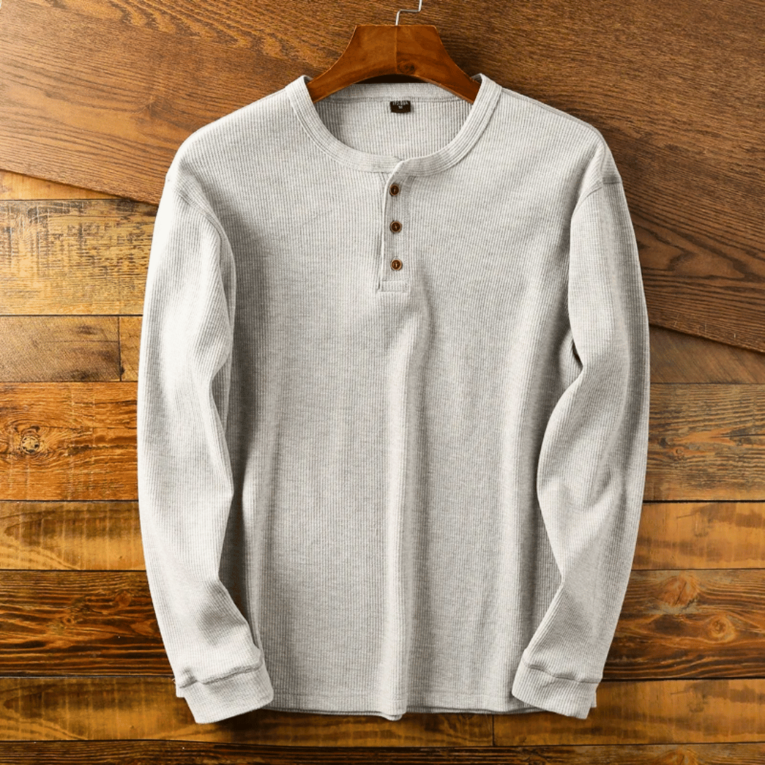 Sommin | Pull Henley en Coton pour Homme