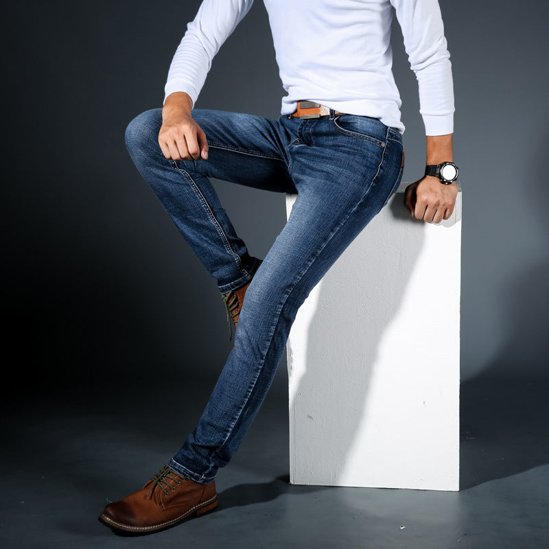 Émilio | Pantalon en Denim Stretch Slim Fit pour Homme