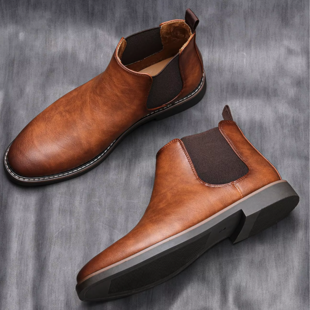 Ilan | Chelsea Boots Élégantes et Robuste - Style Business Casual Homme