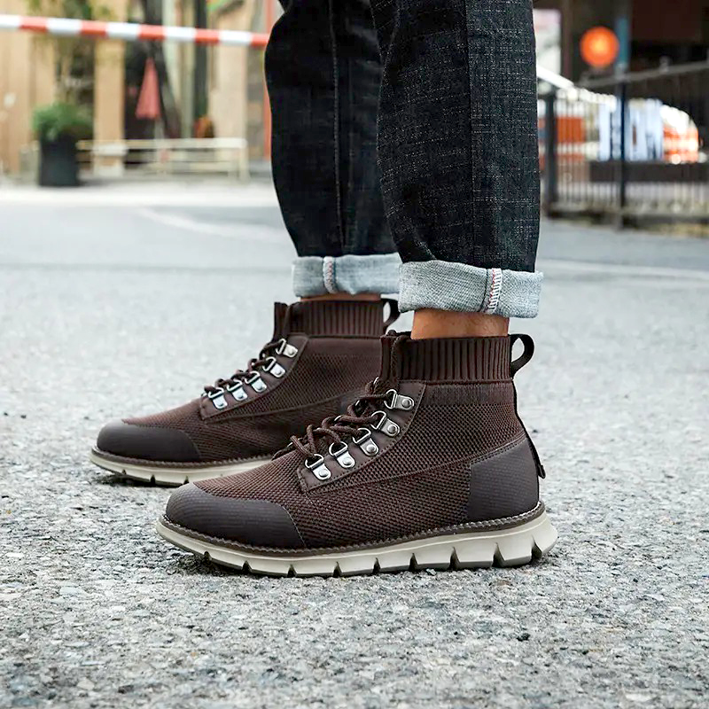 Aeranda | Bottes respirantes pour hommes avec tige haute en mesh