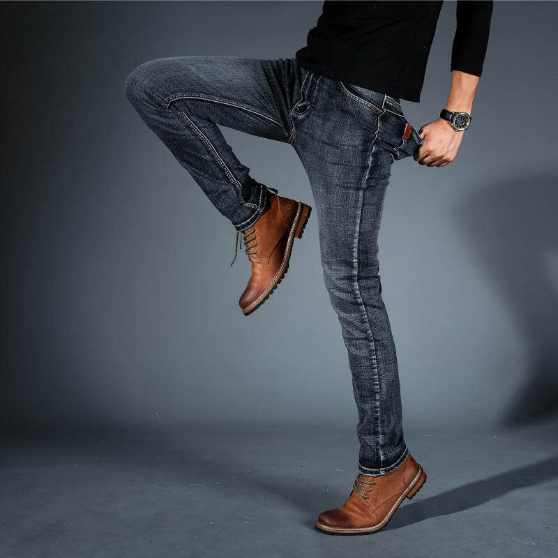 Émilio | Pantalon en Denim Stretch Slim Fit pour Homme