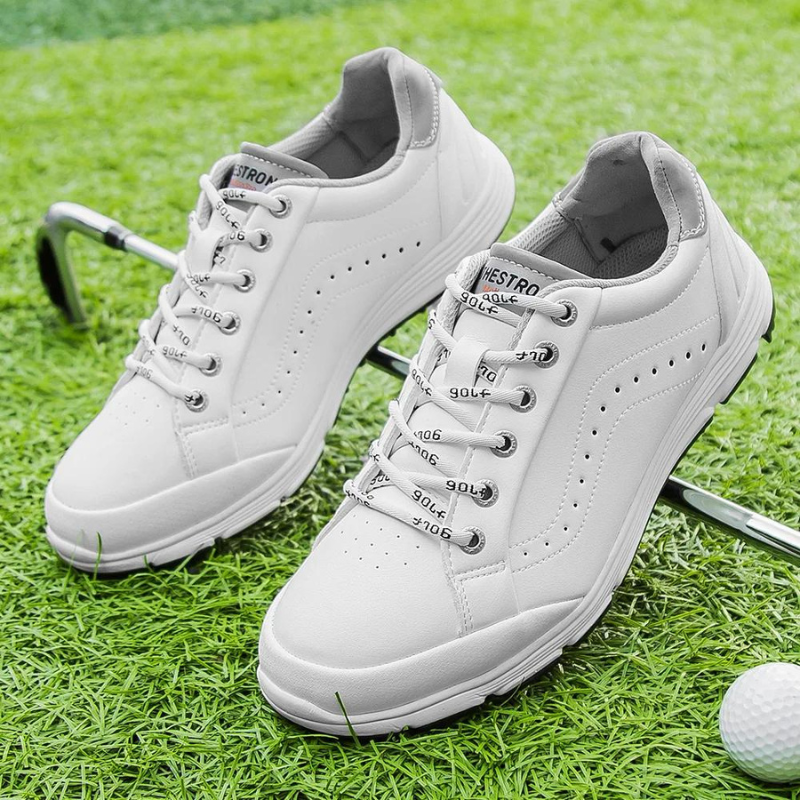 Nickolas | Chaussures de Golf Imperméables Homme de Haute Qualité à Lacets