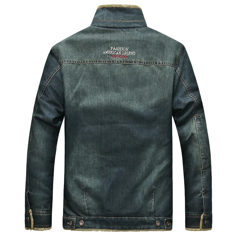 Eberhard | Veste en Jean Hiver Homme avec Doublure en Polaire