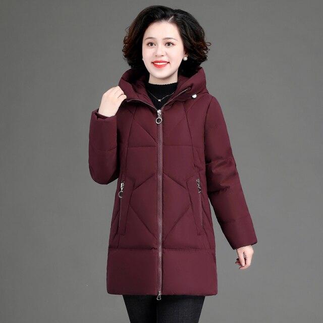 Roseline | Manteau d'Hiver Femme Matelassé à Capuche et Fermeture Éclai