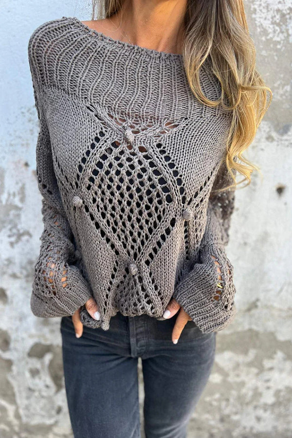 Corisande | Pull Maille Ajourée Style Moderne et Confort Absolu