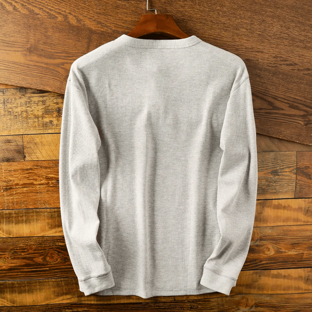 Sommin | Pull Henley en Coton pour Homme