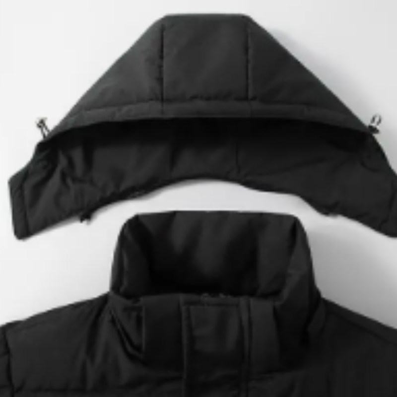 Édouard | Manteau Long d'Hiver pour Homme Imperméable et Rembourré avec Capuche