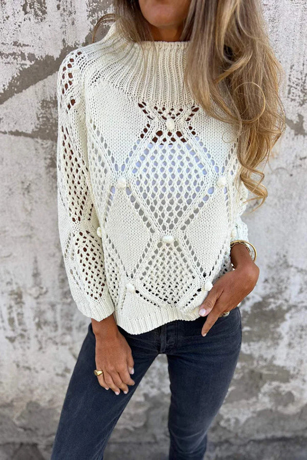 Corisande | Pull Maille Ajourée Style Moderne et Confort Absolu