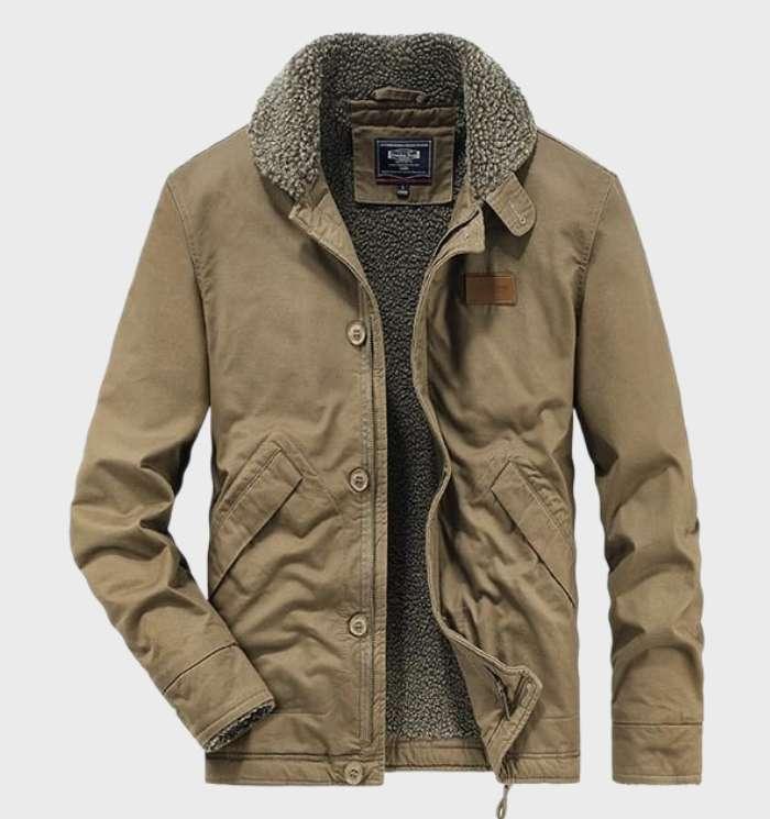 Lando | Veste d'Hiver Chaude avec Doublure en Fleece et Fermeture Éclair