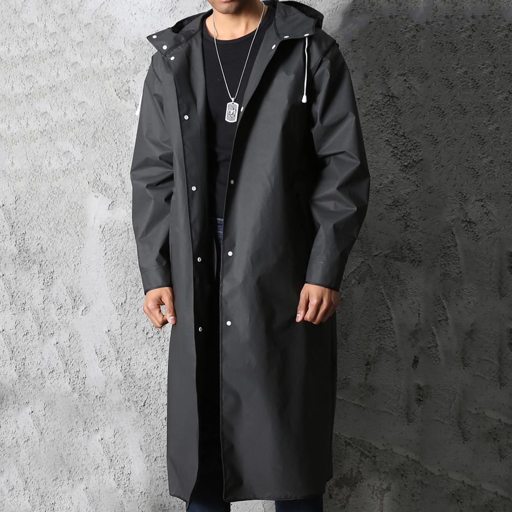 Stanislou | Manteau de Pluie Imperméable pour Homme - Noir Élégant