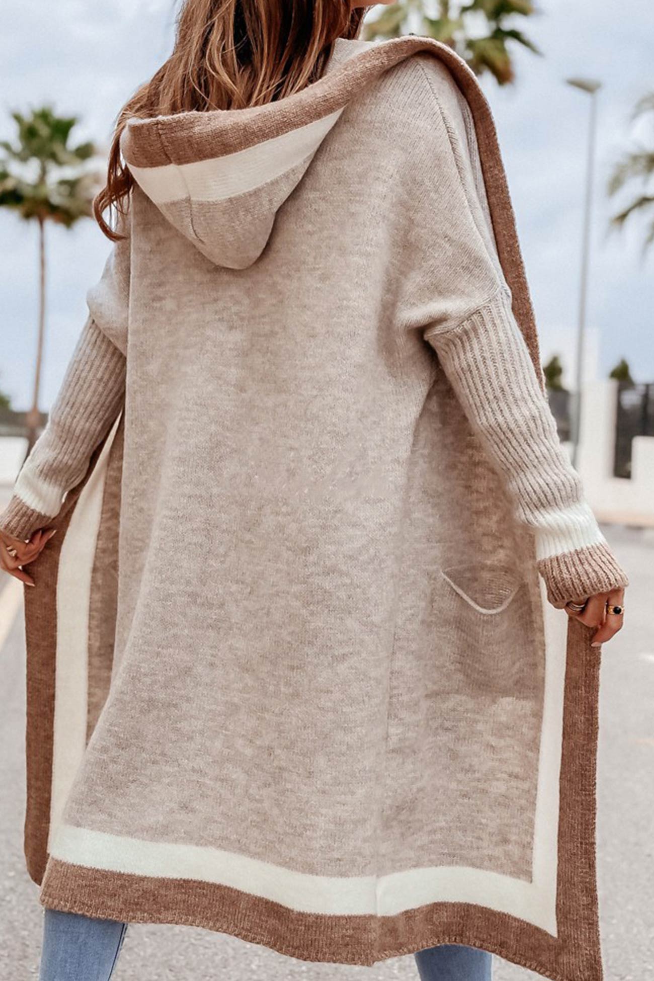 Agnèla | Long cardigan en maille doux et élégant