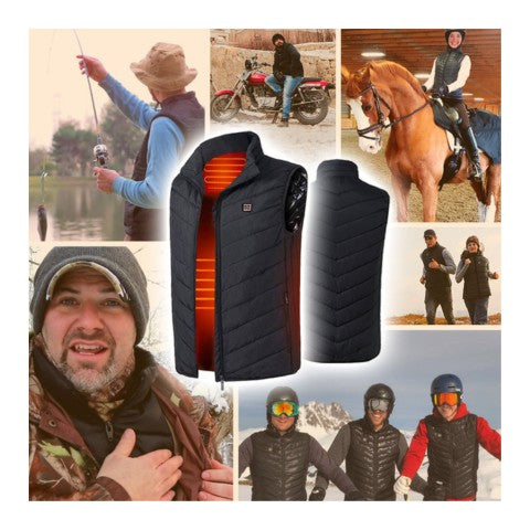 Rémy | Gilet Chauffant USB Unisexe - Veste Thermique d'Hiver avec Chauffage Intégré