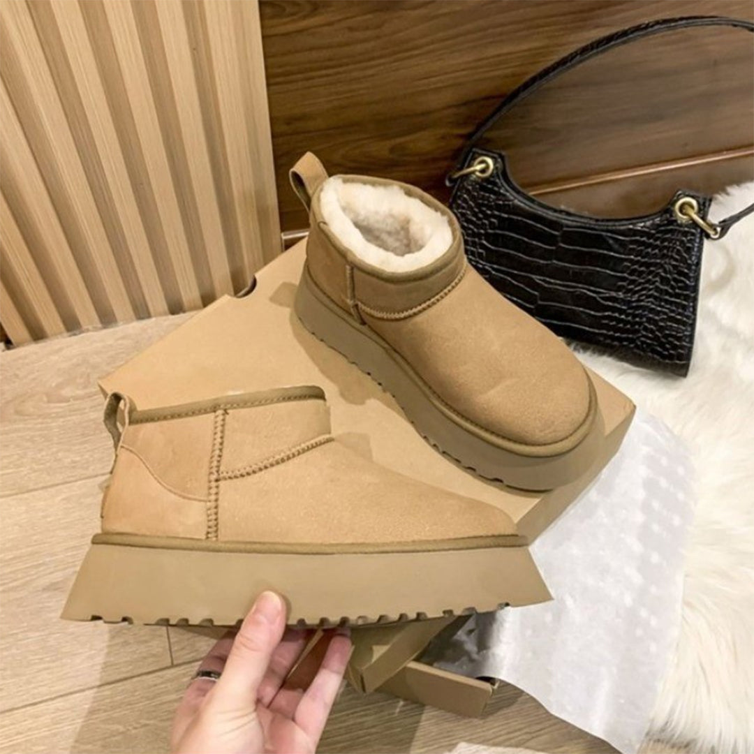 Niélis | Bottes d'Hiver à Plateforme avec Doublure en Fleece pour Femme