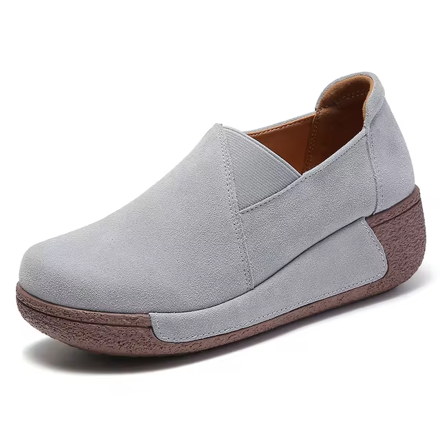 Jemma | Mocassins Compensés en Cuir Femme Élégants & Confortables