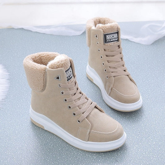 Brooklyn | Bottines de neige chaudes avec doublure en fourrure pour femmes