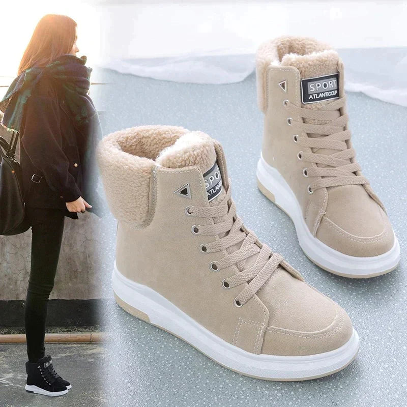 Brooklyn | Bottines de neige chaudes avec doublure en fourrure pour femmes