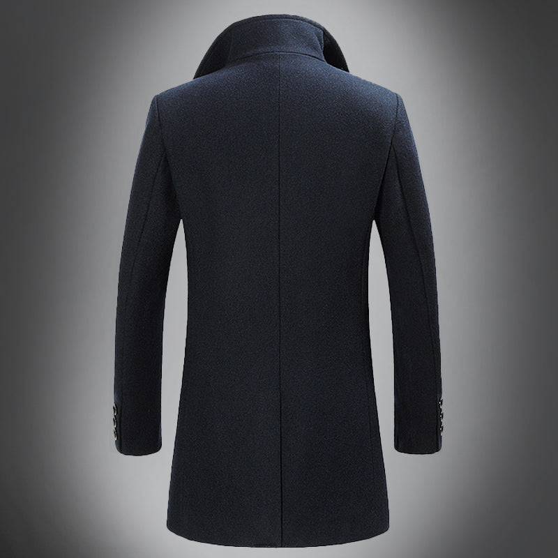 Jakey | Manteau Classique en Laine Élégant pour Homme