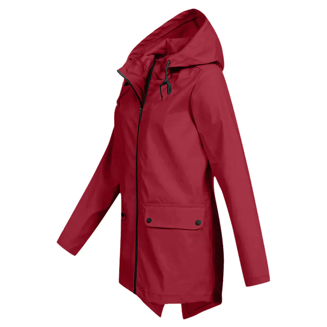 Kennia | Manteau de Pluie Long pour Femmes – Protection Élégante et Imperméable