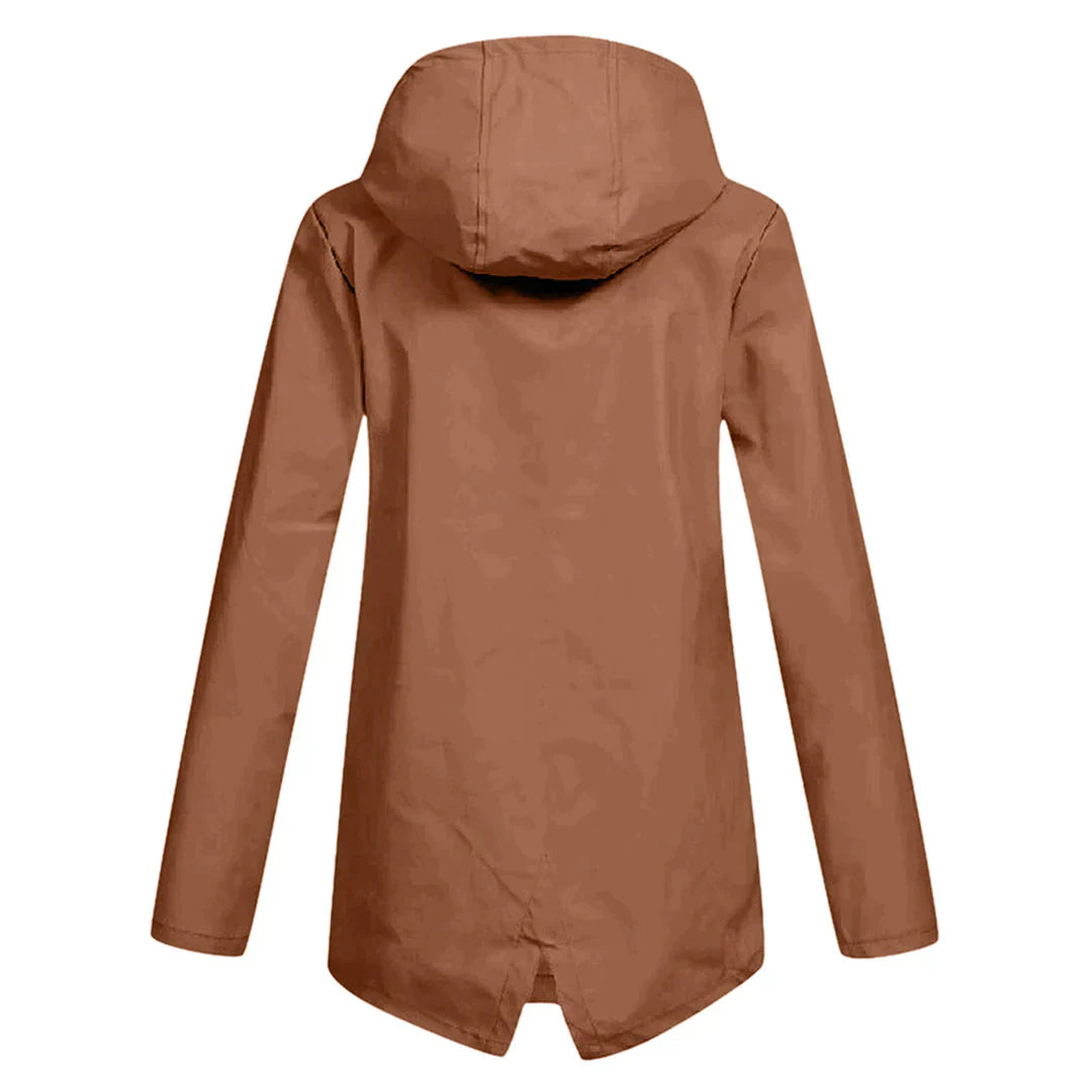 Kennia | Manteau de Pluie Long pour Femmes – Protection Élégante et Imperméable