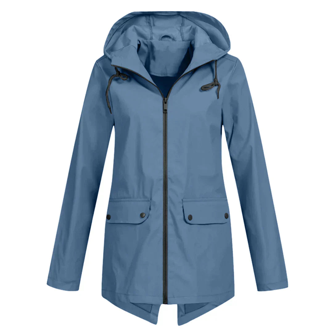 Kennia | Manteau de Pluie Long pour Femmes – Protection Élégante et Imperméable