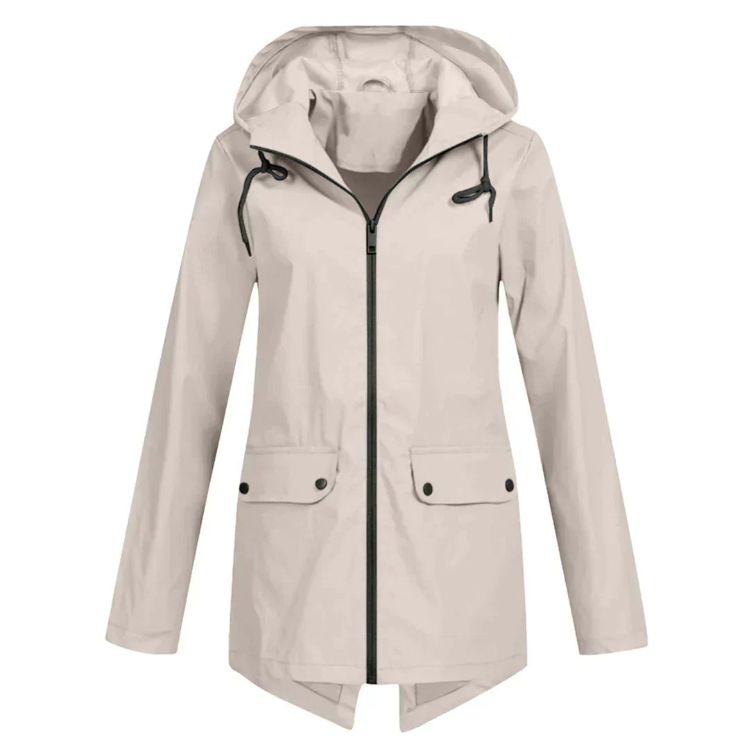 Kennia | Manteau de Pluie Long pour Femmes – Protection Élégante et Imperméable