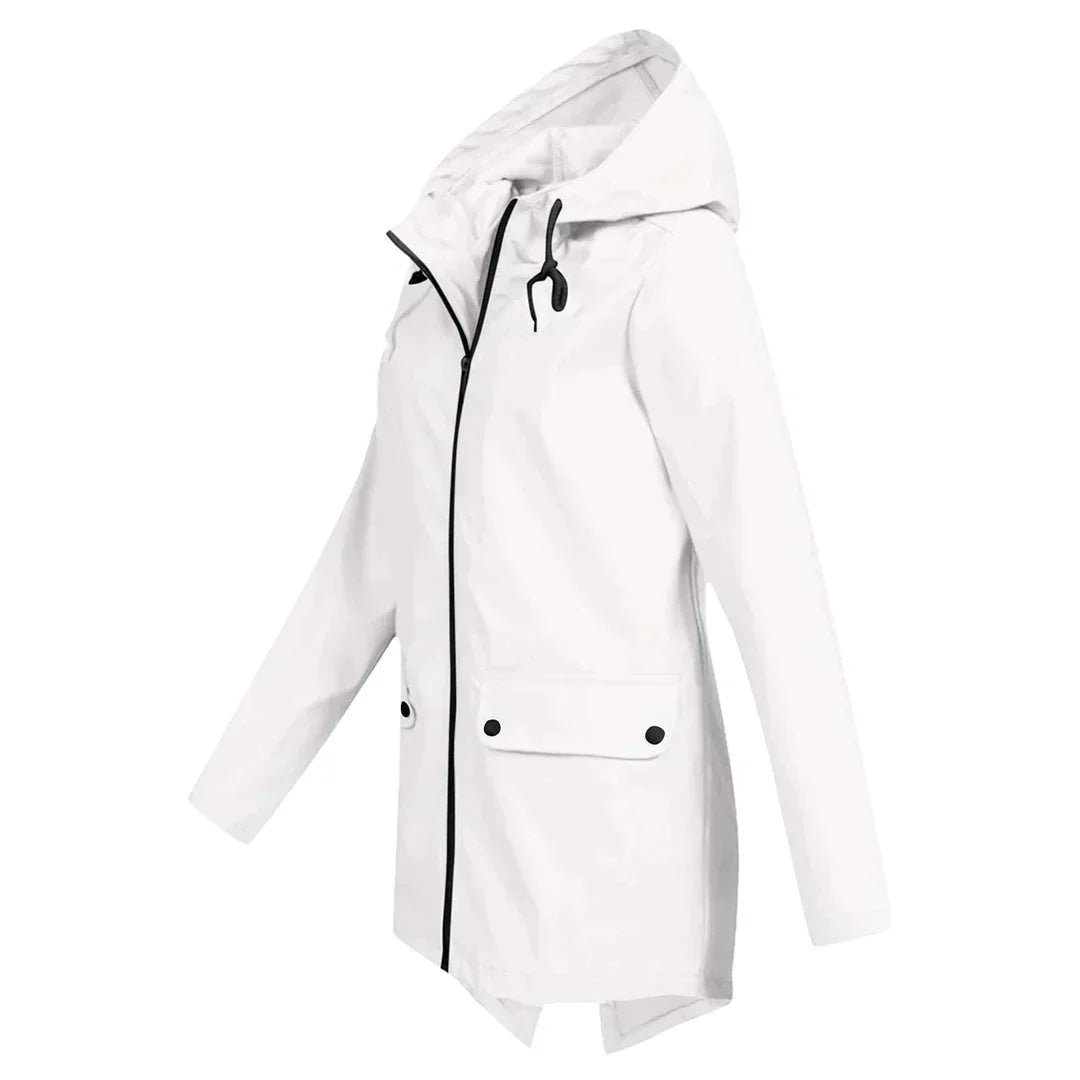 Kennia | Manteau de Pluie Long pour Femmes – Protection Élégante et Imperméable