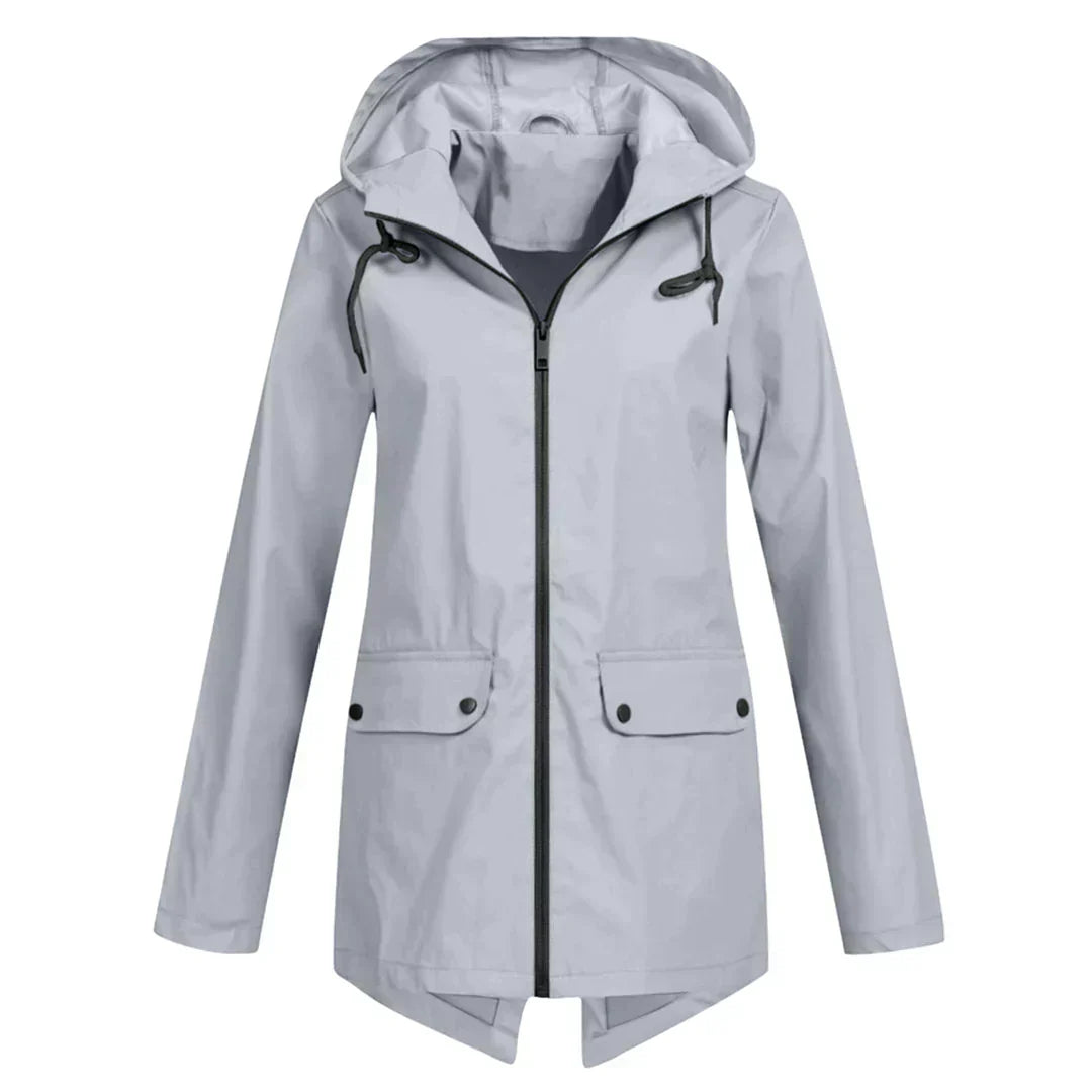 Kennia | Manteau de Pluie Long pour Femmes – Protection Élégante et Imperméable