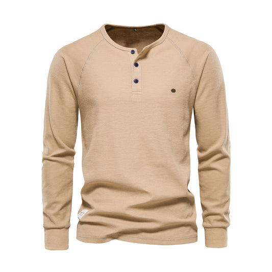 Magnus | Sweatshirt Homme – Col Boutonné & Confort Classique