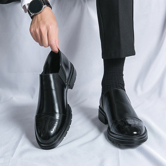 Évariste | Chaussures Homme Slip-On de Haute Qualité avec Côtés Élastiques et Semelle Robuste