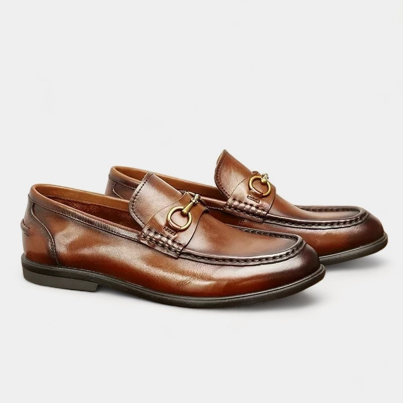 Émerson | Mocassins Homme Élégants avec Détail Métallique – Style Business & Casual