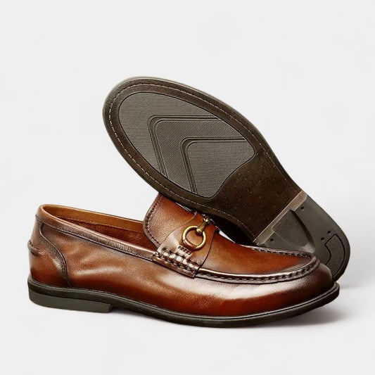 Émerson | Mocassins Homme Élégants avec Détail Métallique – Style Business & Casual