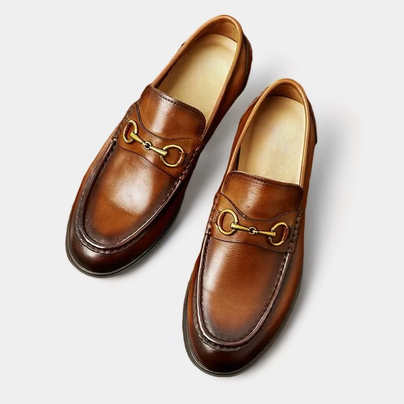 Émerson | Mocassins Homme Élégants avec Détail Métallique – Style Business & Casual