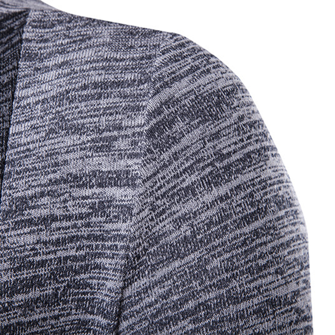 Harrison | Cardigan Bicolore en Tissu Doux pour Homme – Style Élégant et Confortable