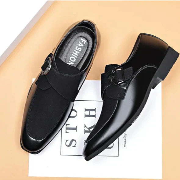 Quentin | Chaussures Business Casual Homme avec Boucle et Style Élégant