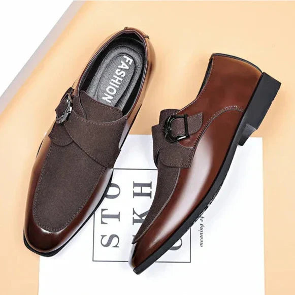 Quentin | Chaussures Business Casual Homme avec Boucle et Style Élégant