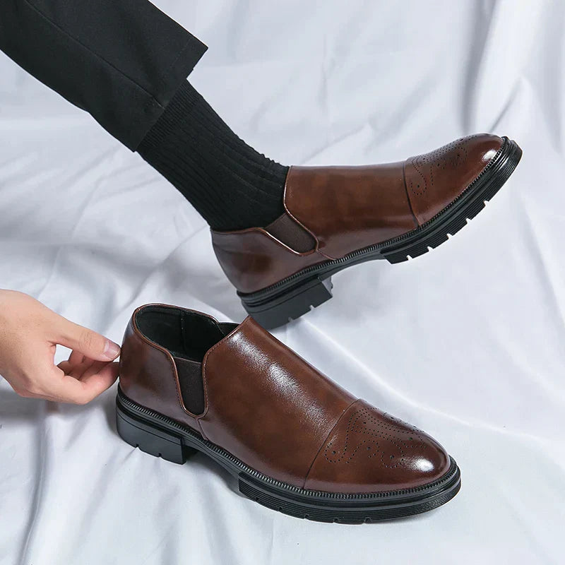 Évariste | Chaussures Homme Slip-On de Haute Qualité avec Côtés Élastiques et Semelle Robuste