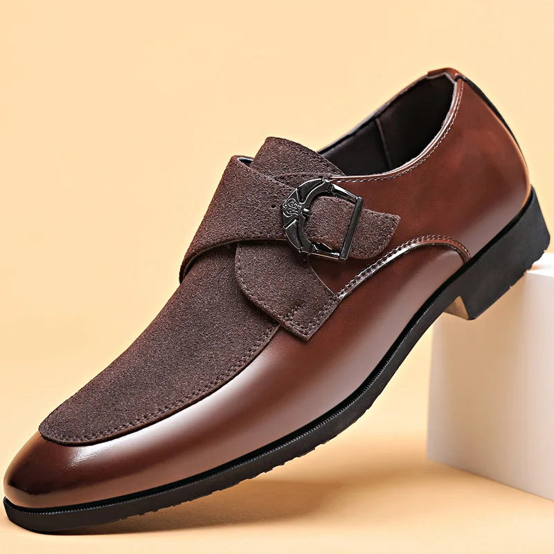 Quentin | Chaussures Business Casual Homme avec Boucle et Style Élégant