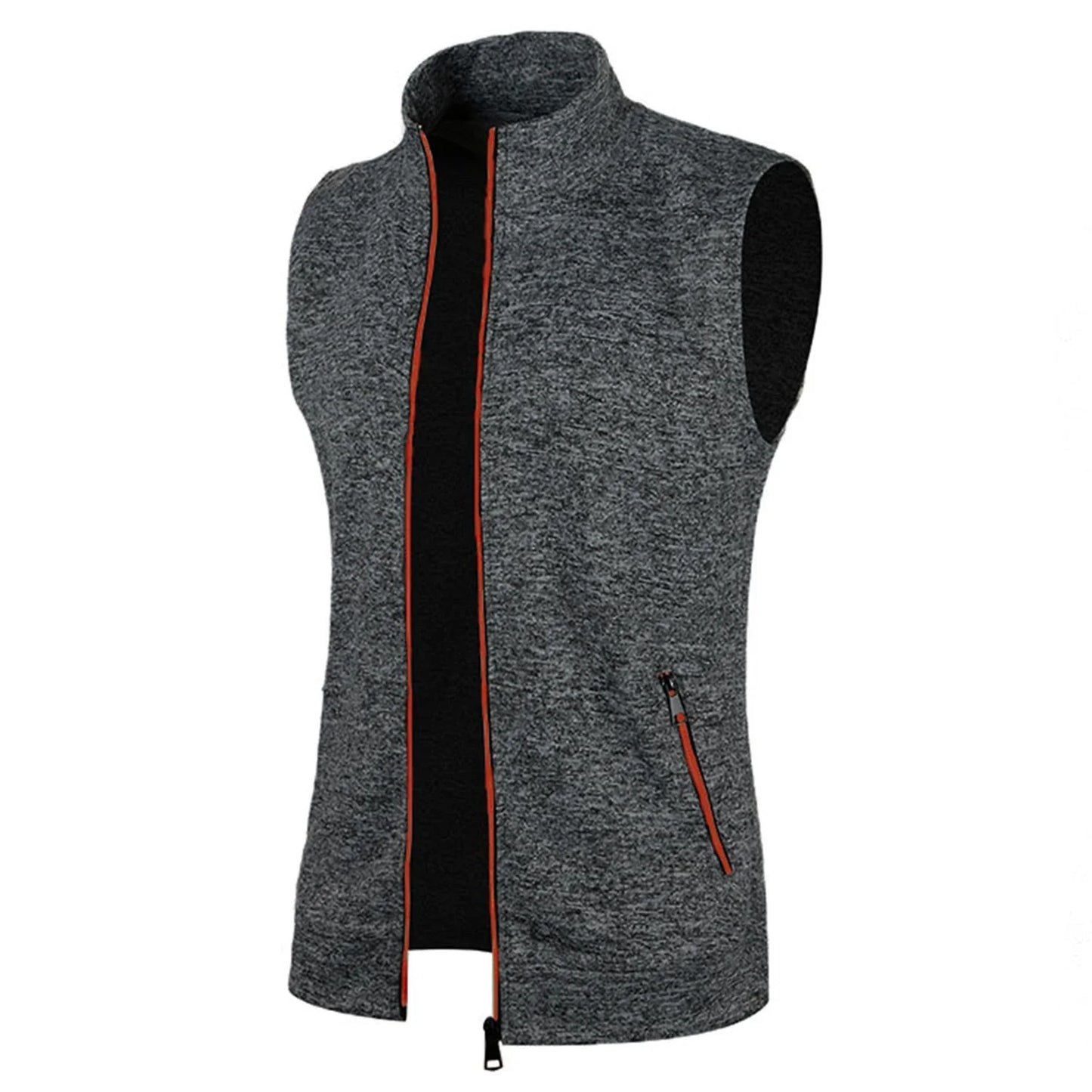 Semino | Gilet en polaire zippé à col montant avec poches – Confort et style sportif