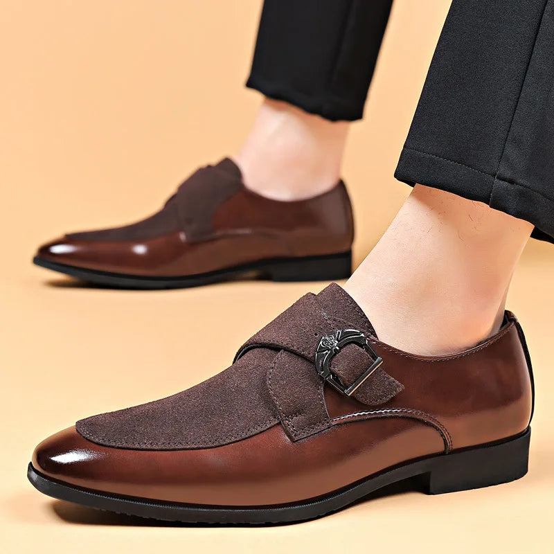 Quentin | Chaussures Business Casual Homme avec Boucle et Style Élégant