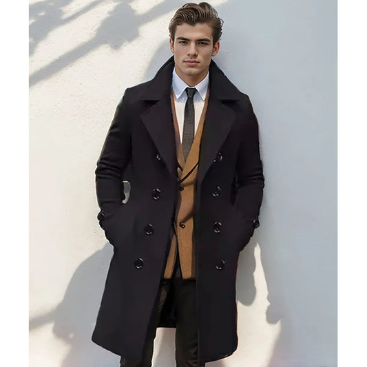 Kervin | Trench-coat vintage double boutonnage – Élégance et style intemporel